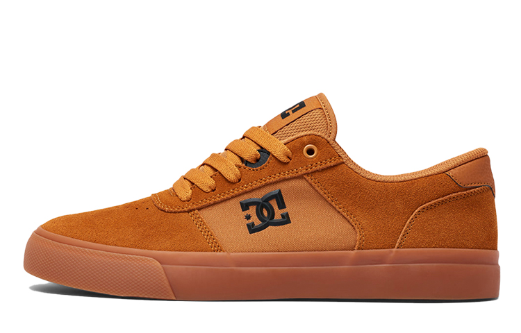 DC Shoes TEKNIC Slip-Resistant Cushioning Wear-Resistant Low-Top Skateboard Shoes Unisex Brown