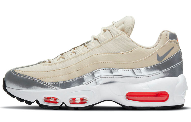 Nike 3M X Nike Air Max 95 'Creamyellow Silver' Women's