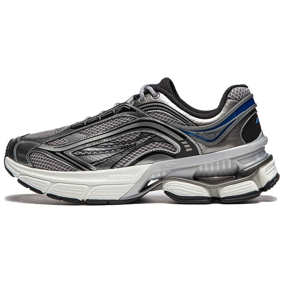LiNing Aurora RENEW Anti-Slip And Wear-Resistant Support Height Increasing Low-Top Casual Shoes Men's Gray