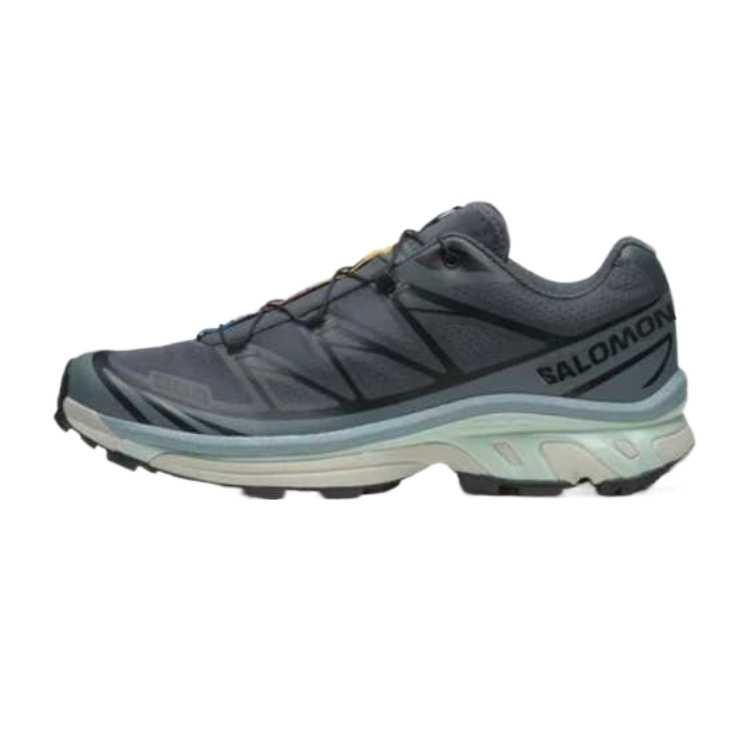 SALOMON XT 6 Abrasion Resistant Cushioning Breathable Low Top Running Shoes Unisex Turbulent Ranger Clear Light Blue