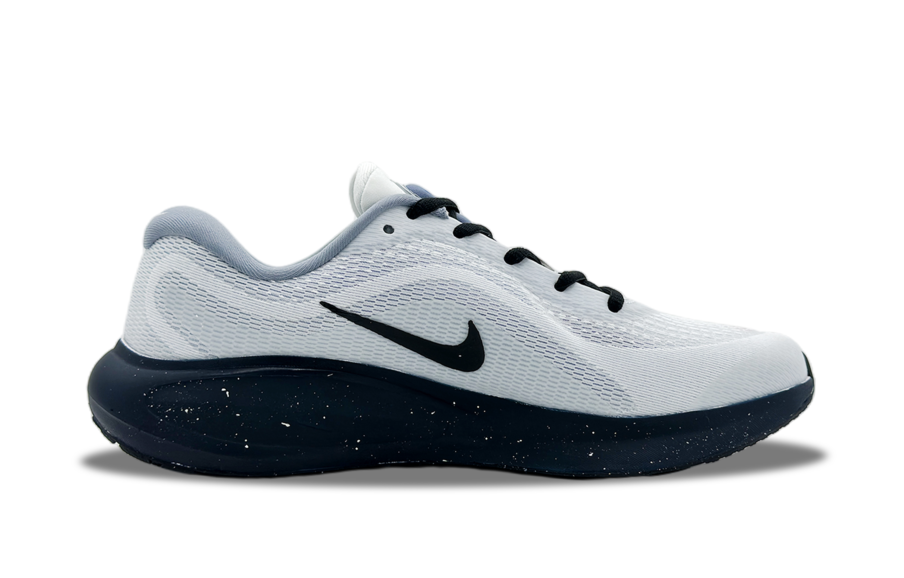 Nike Journey Run Abrasion Resistant Low top Running Shoes Men's Black Gray