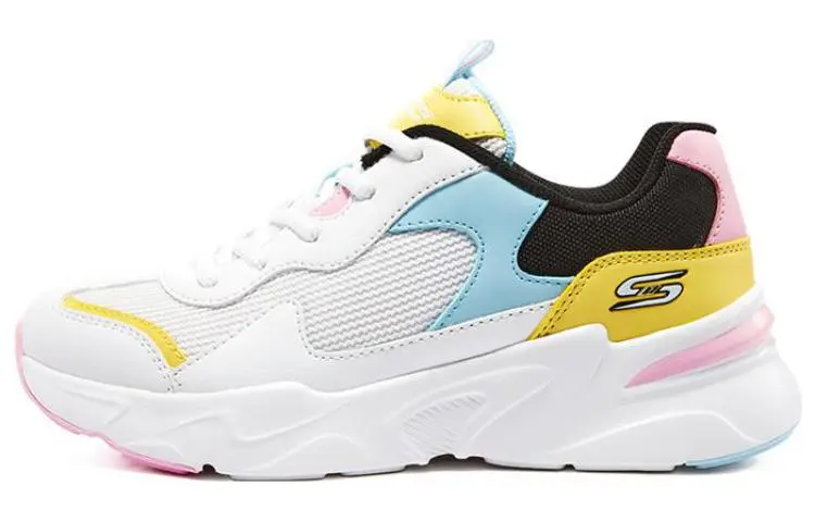 Skechers BOBS BAMINA Low Top Casual Shoes Women's White Black Blue
