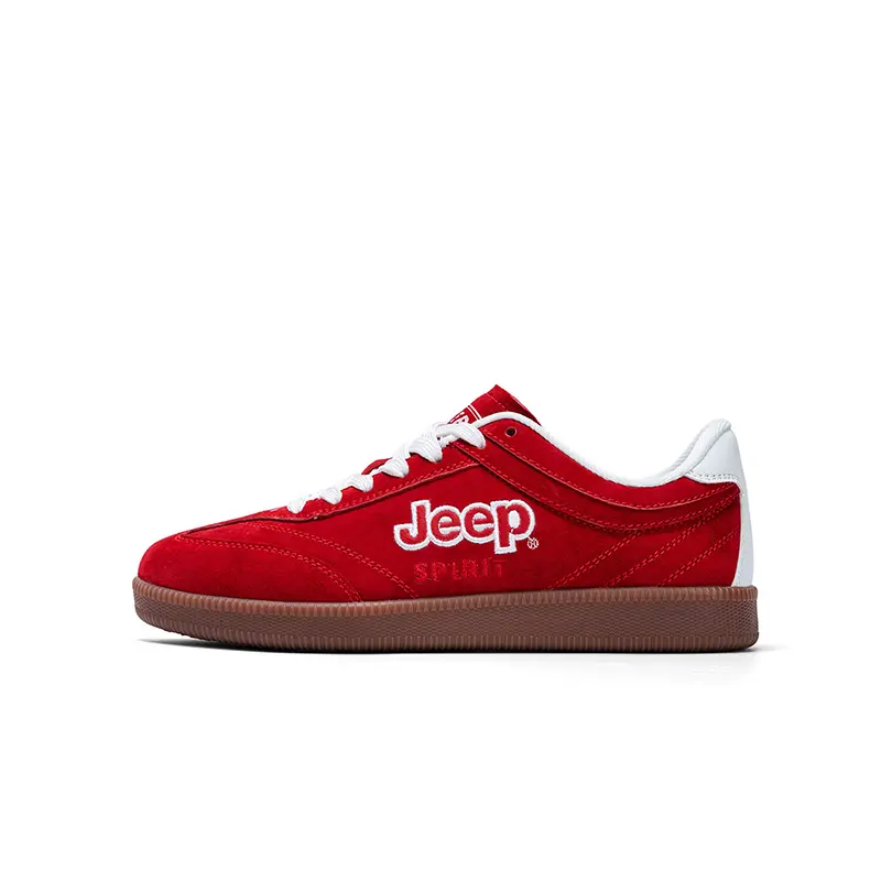 JEEP SPIRIT Leisure Collection Low Top Skateboard Shoes Women's Red