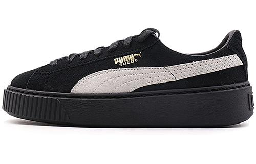 PUMA Suede Platform Core 'Black White' Women's