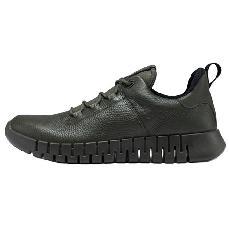 Ecco Low-Top Casual Shoes Men's Olive Green