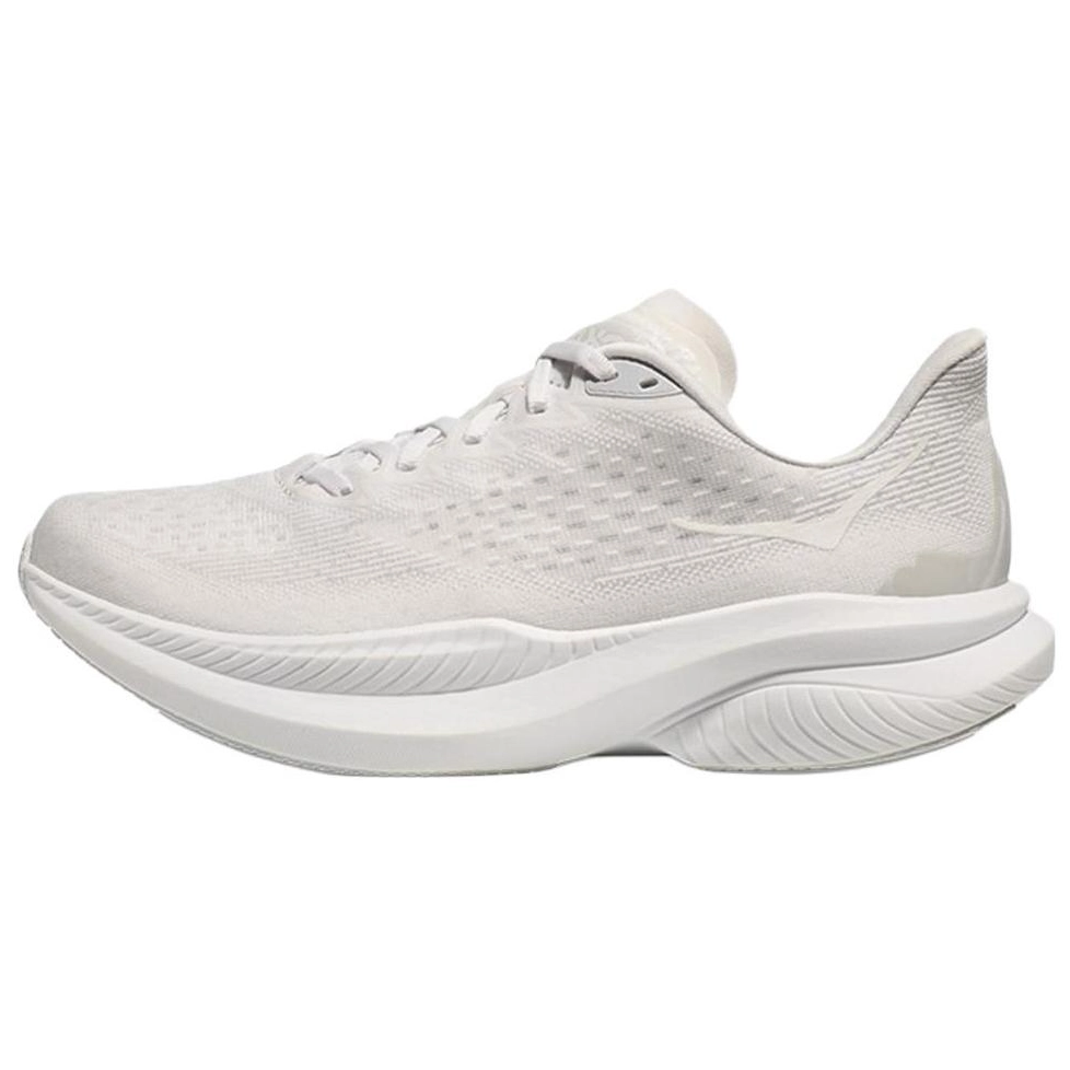 HOKA ONE ONE MACH 6 Wear resistant And Lightweight Low Top Hiking Shoes Men's White