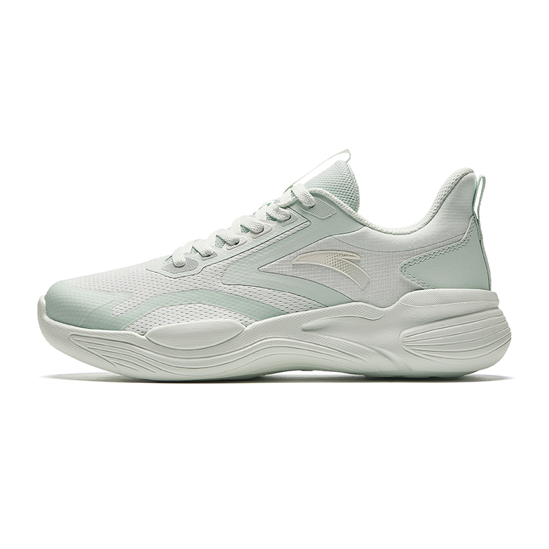 Anta Cushioning Wear-Resistant Low-Top Running Shoes Women's Green