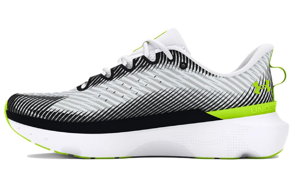 Under Armour Infinite Pro Abrasion Resistant Breathable Slip Resistant Low Top Running Shoes Men's White Black
