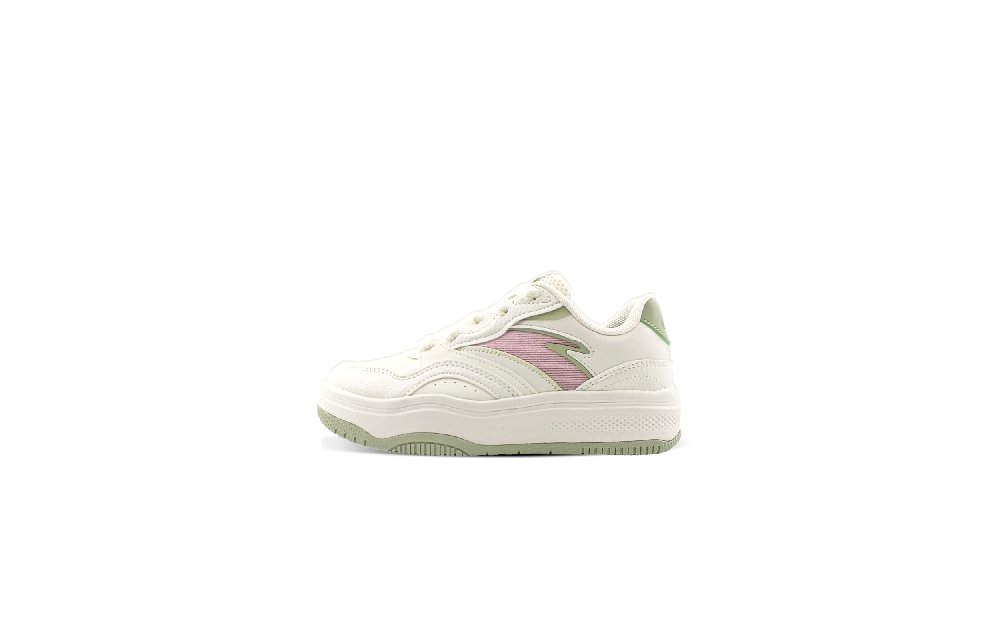 Anta Street Play 2 Anti Slip Wear Resistant Low Top Skateboard Shoes Women's White Green