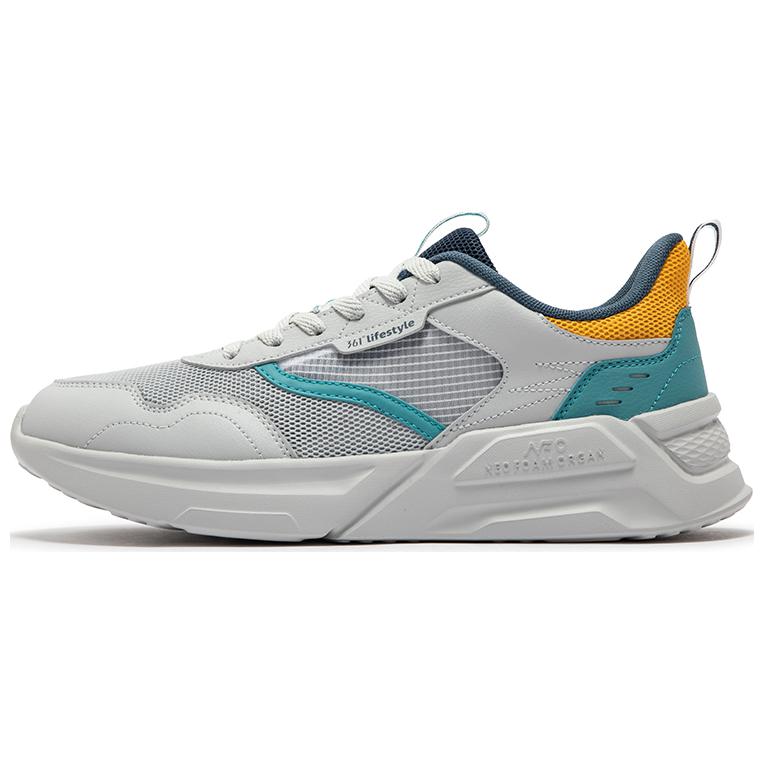 361° Life Collection Durable Breathable Low-Top Running Shoes Men's Gray Green