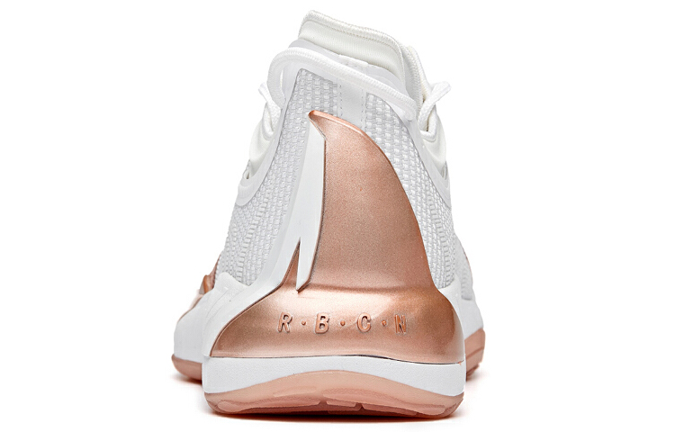 Anta Hayward GH1 Low Wear-Resistant Slip-Resistant Low-Top Basketball Shoes Men's White Rose Gold купить в интернет-магазине Yoocart с быстрой доставкой по России.