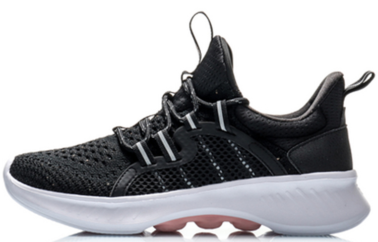LiNing Lightweight Low Top Sports Casual Shoes Women's Standard Black