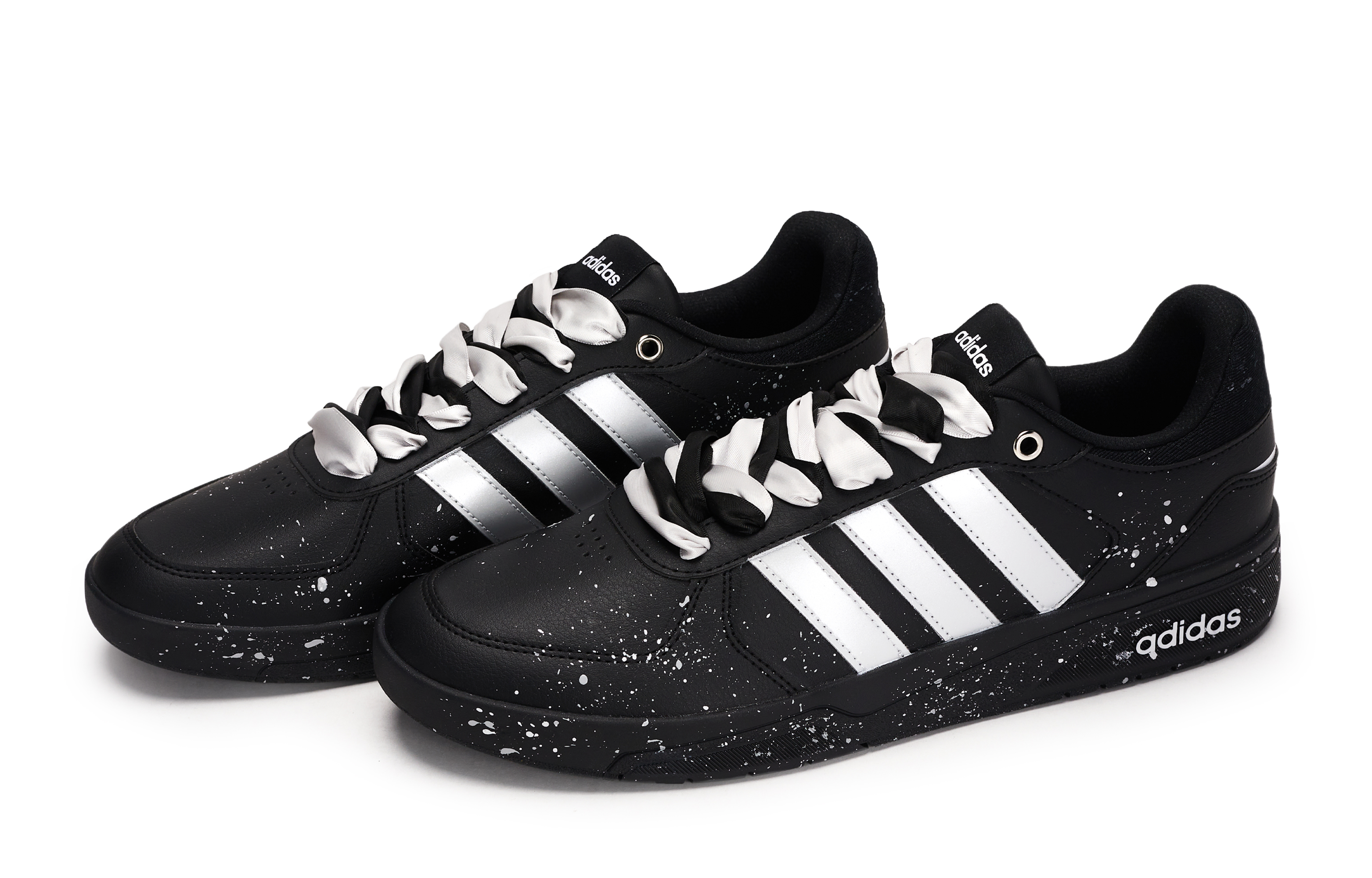 Adidas Neo Courtbeat Skateboard Shoes Unisex Low top Black/Gray/Silver купить в интернет-магазине Yoocart с быстрой доставкой по России.