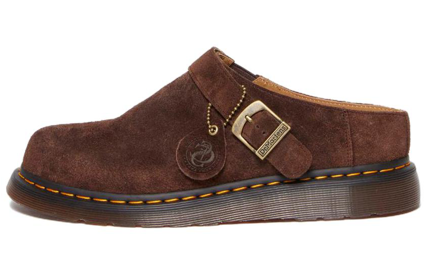 Dr. Martens Isham Suede Shoe 'Dark Brown'