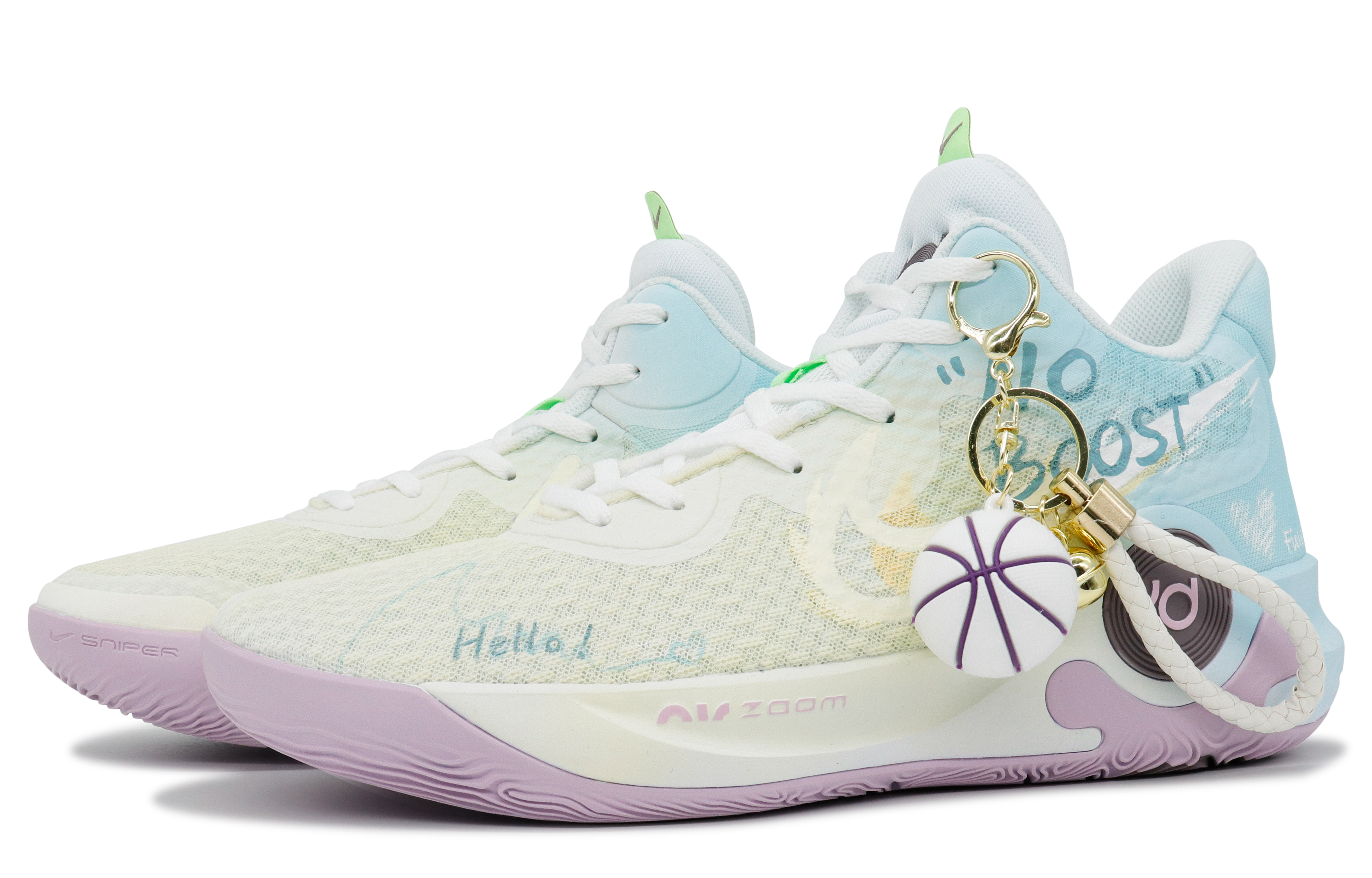 Nike KD Trey 5 IX Vintage Basketball Shoes Unisex Mid top Yellow/Blue купить в интернет-магазине Yoocart с быстрой доставкой по России.