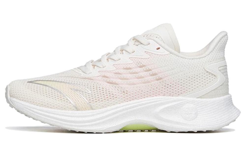 Anta Cushioning Wear-Resistant Low-Top Running Shoes Women's Ivory White