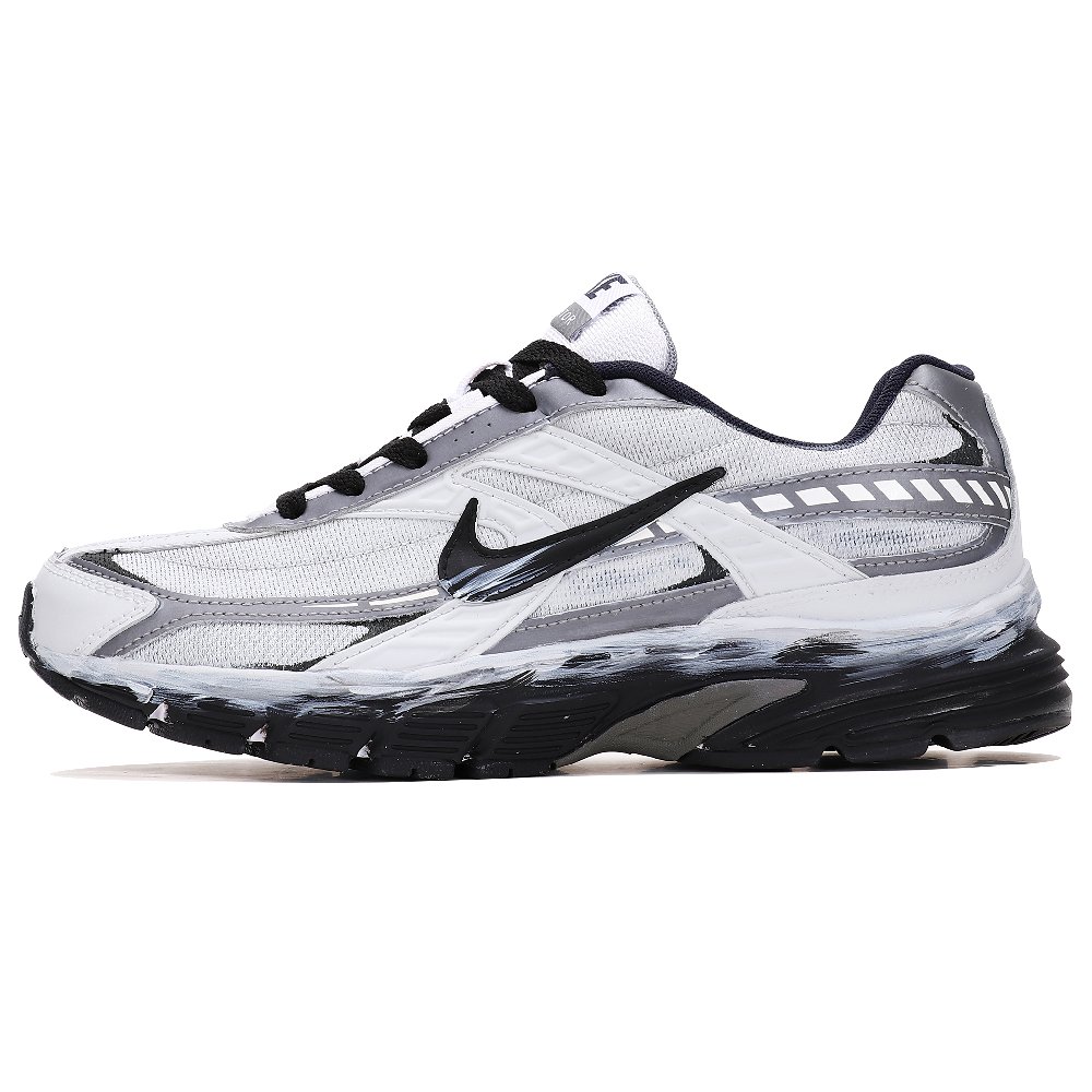 Nike Initiator Abrasion Resistant Low Top Running Shoes Men's Gray Black