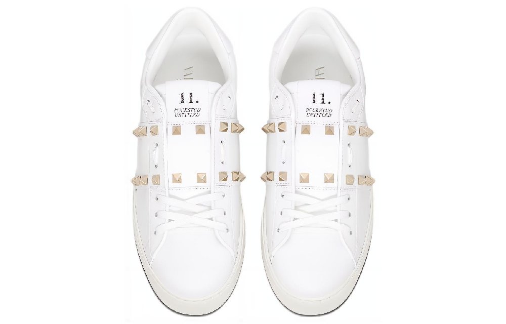 Valentino Garavani Rockstud Untitled Leather Sneakers