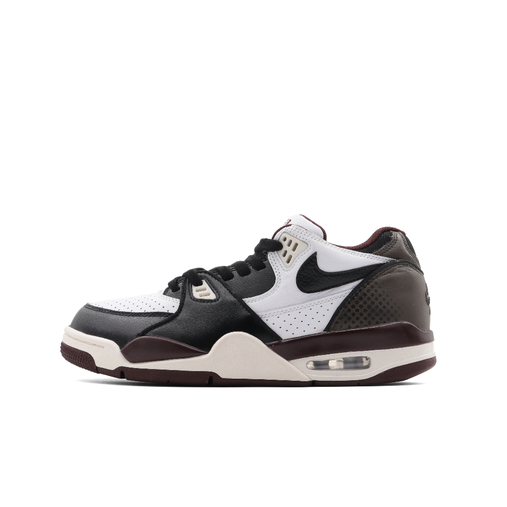 Nike Air Flight 89 Anti Slip Wear Resistant Low Top Vintage Basketball Shoes Men's Black Brown