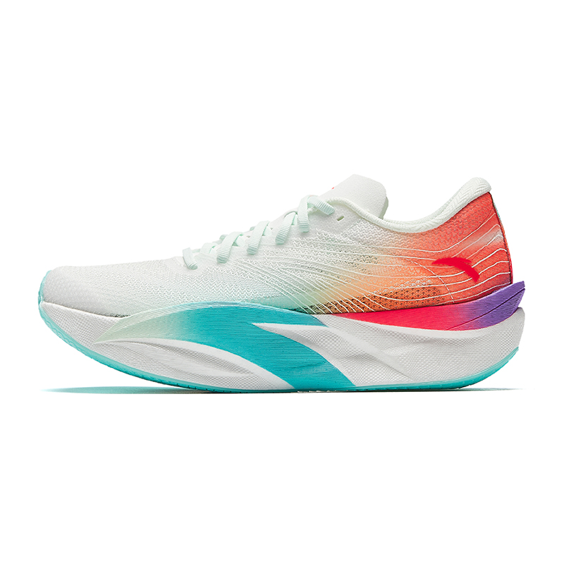 Anta C202 6.0 Non-slip Breathable And Wear-resistant Low-Top Casual Running Shoes Women's White Green Orange