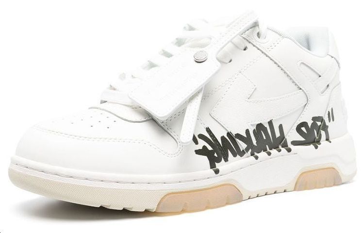 OFF WHITE Out Of Office For Walking Low Top Sneaker 'White Black' купить в интернет-магазине Yoocart с быстрой доставкой по России.
