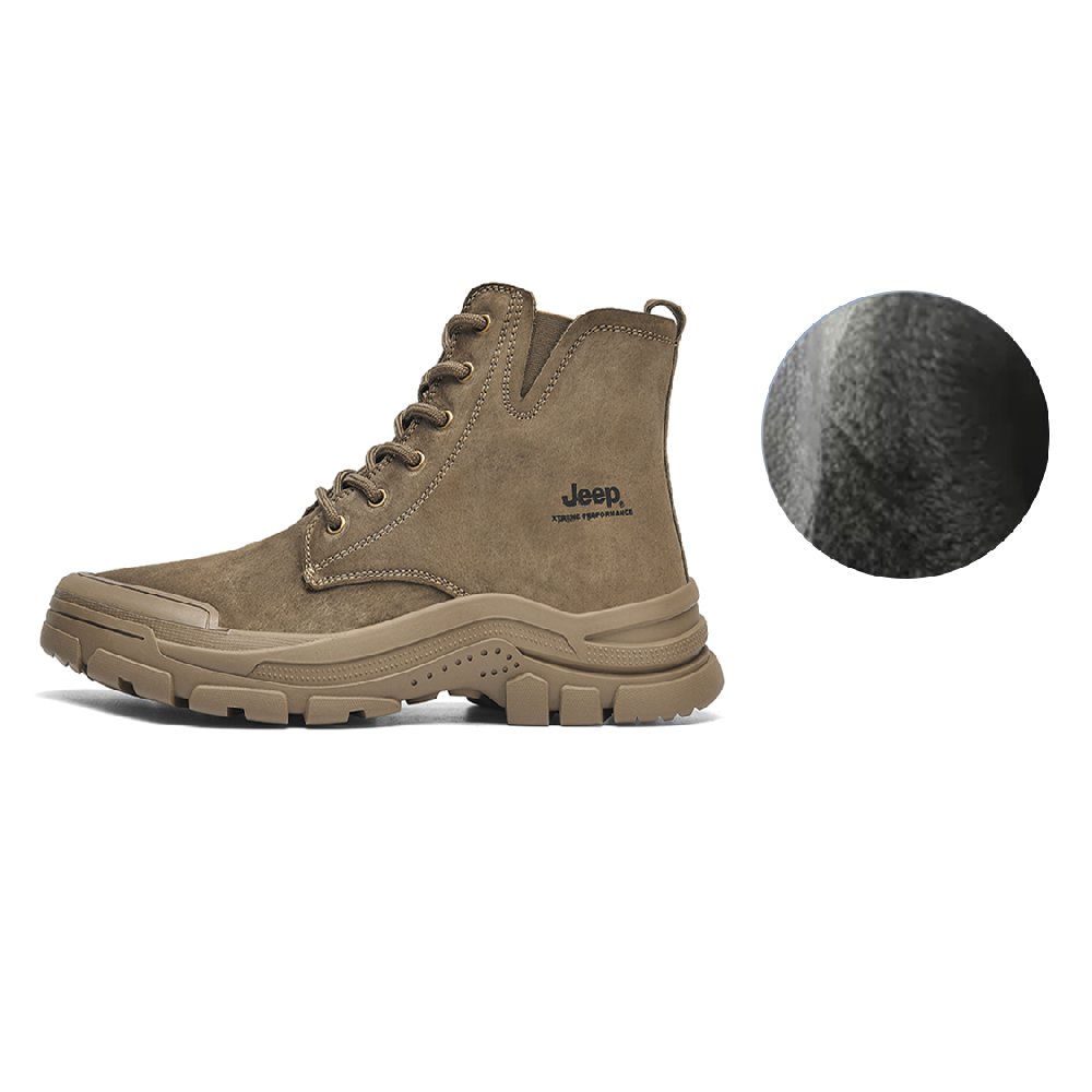 Jeep Short Martin Boot Men's Khaki