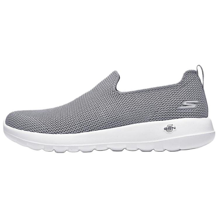 Skechers MEN'S GO WALK Cushioning Abrasion Resistant Lightweight Low Top Casual Shoes Men's Gray