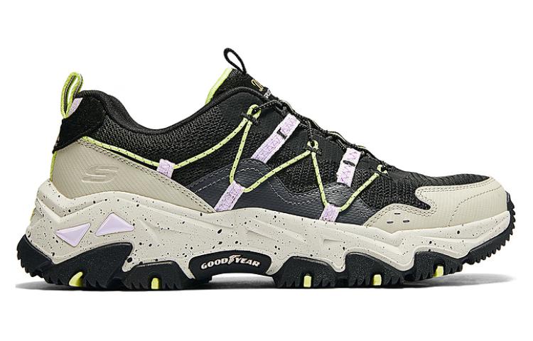 Skechers Abrasion Resistant Breathable Height Increasing Low top Outdoor Shoes Women's Black Green купить в интернет-магазине Yoocart с быстрой доставкой по России.