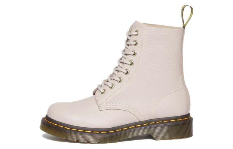 Dr. Martens 1460 Pascal Virginia Leather Lace Up Boots 'Vintage Taupe' Women's