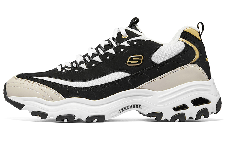 Skechers D'lites Sneakers 'Black Beige White' купить в интернет-магазине Yoocart с быстрой доставкой по России.