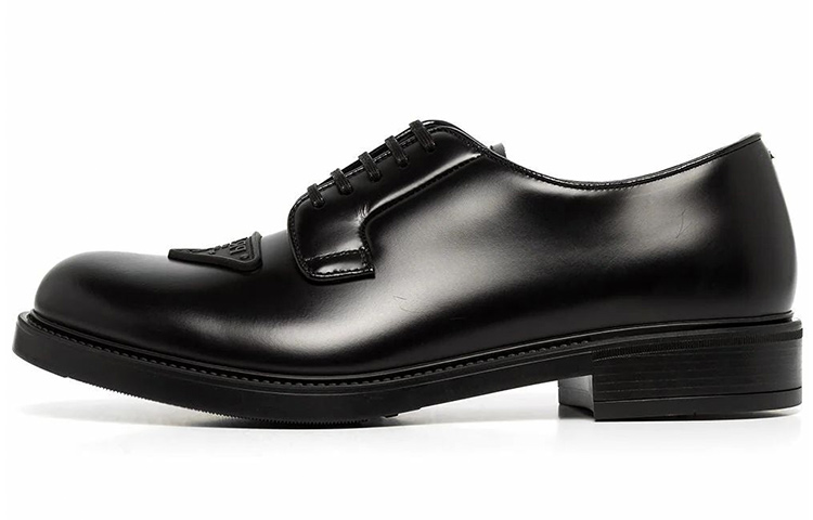 PRADA Dress Shoes Men Low-Top Black
