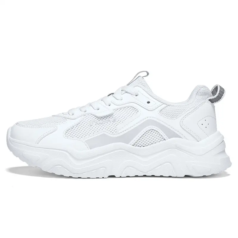 361° Cushioned Slip-Resistant Lightweight Low-Top Casual Shoes Women's White Gray