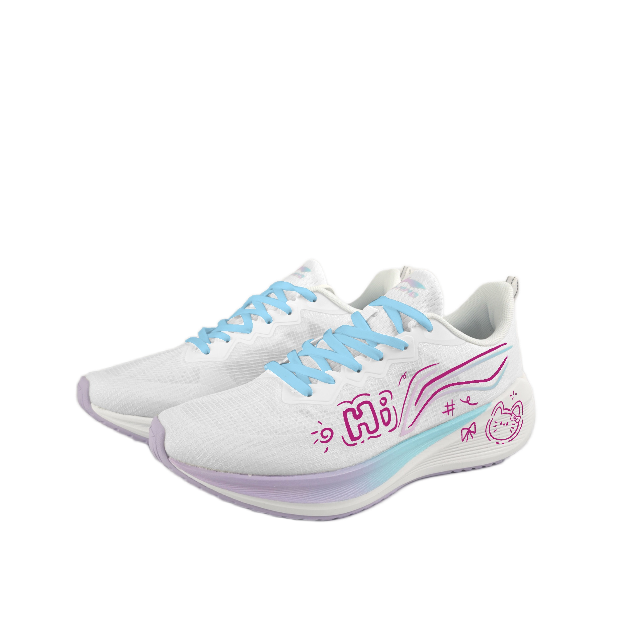 LINING Wuyue Running Shoes Women's Low top White купить в интернет-магазине Yoocart с быстрой доставкой по России.