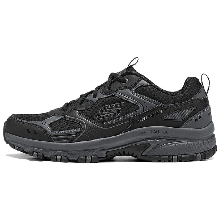 Skechers OUTDOOR MENS Abrasion Resistant Low top Mountaineering Hiking Shoes Men's Black