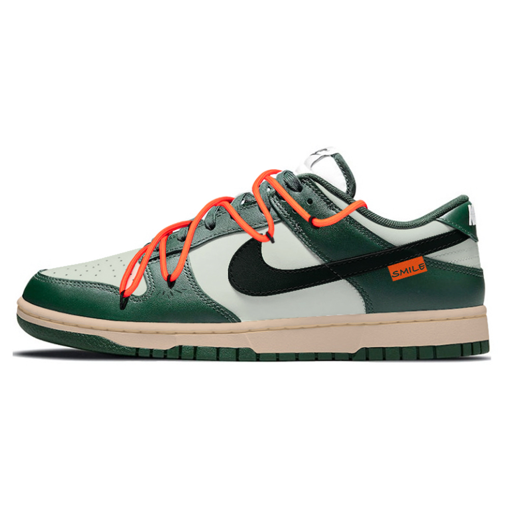 Nike Dunk BB Cool Wear-Resistant Low-Top Skateboard Shoes Unisex Orange Green