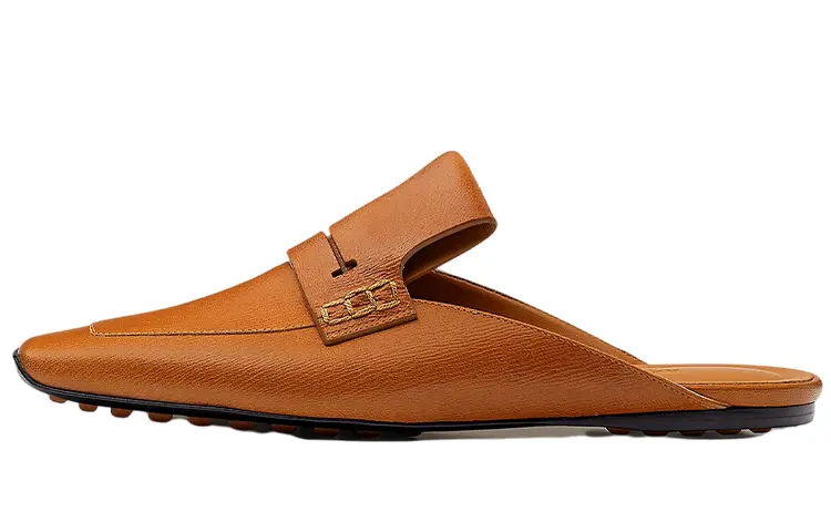 HERMES Flat Shoes Women's Brown