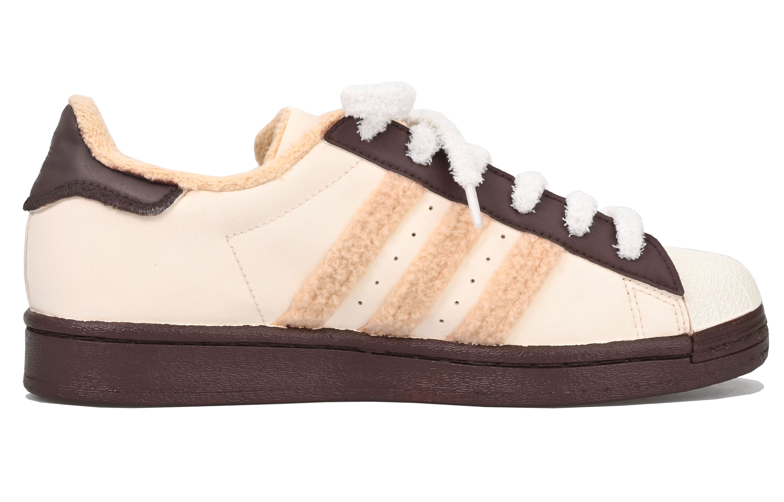 Adidas Originals Superstar Low Top Skateboard Shoes Women's Beige Brown купить в интернет-магазине Yoocart с быстрой доставкой по России.
