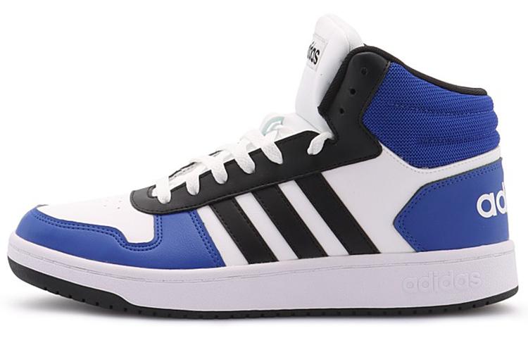 Adidas Hoops 2.0 Mid 'White Blue Black'