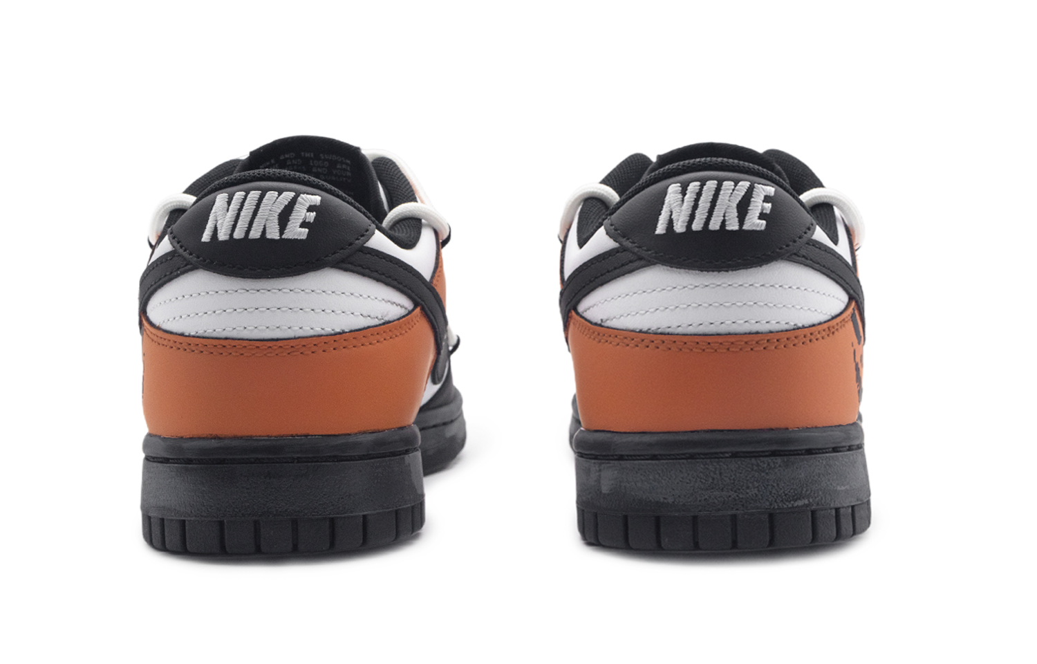 Nike Dunk Anti-Slip Wear-Resistant Low-Top Skateboard Shoes Unisex Black White Orange купить в интернет-магазине Yoocart с быстрой доставкой по России.