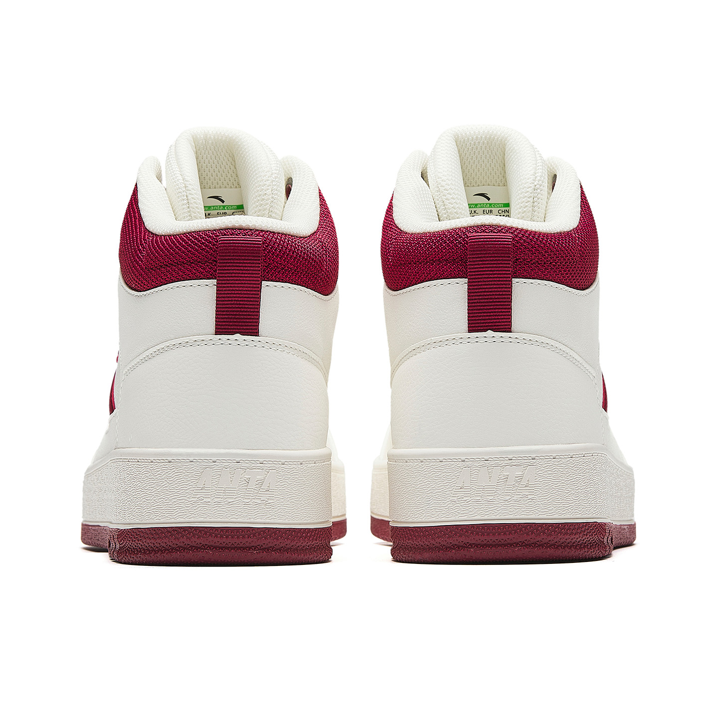 Anta Original Year Wear resistant And Lightweight High top Skateboard Shoes Men's White Red купить в интернет-магазине Yoocart с быстрой доставкой по России.