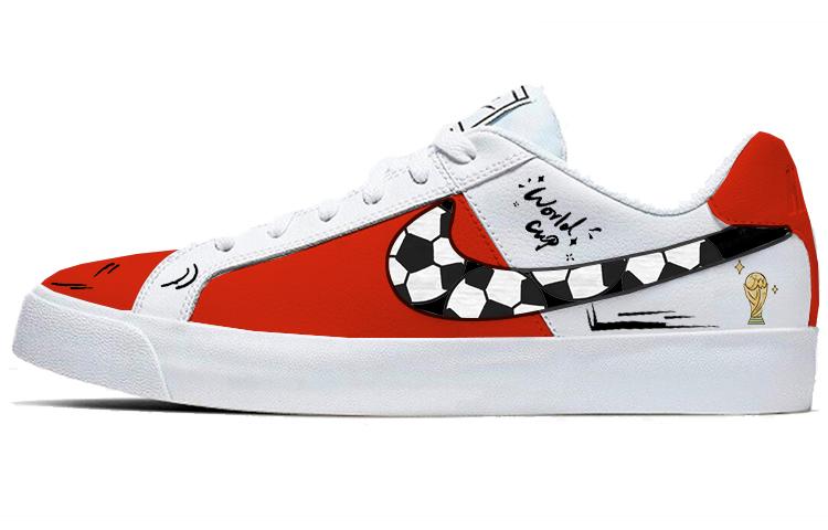 Nike Court Royale Collection Skateboard Shoes Unisex Low Top Red/White