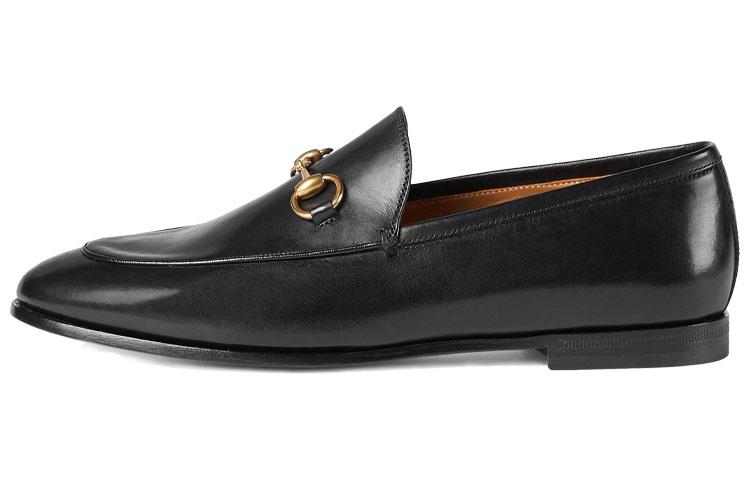 GUCCI Jordaan Loafer Black Leather