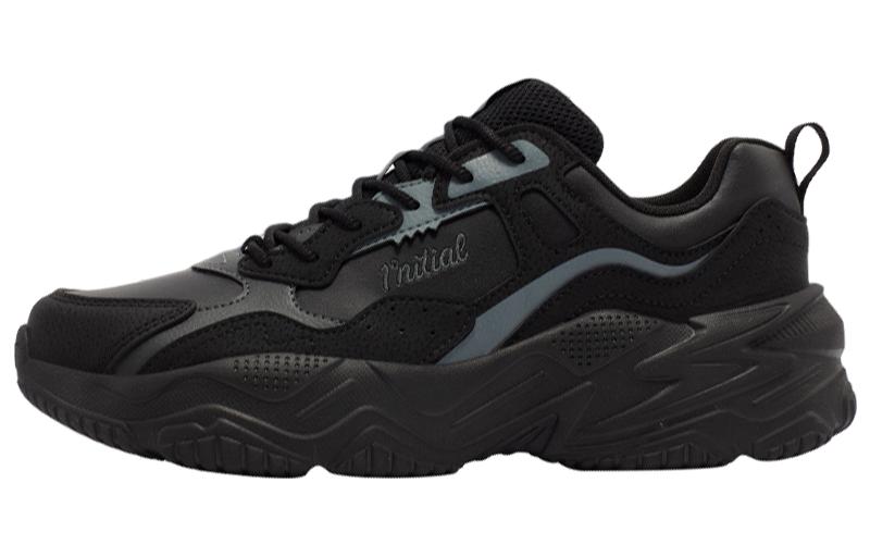 361° Croissant Slip Resistant, Abrasion Resistant, Breathable Low Top Casual Shoes Men's Black Gray