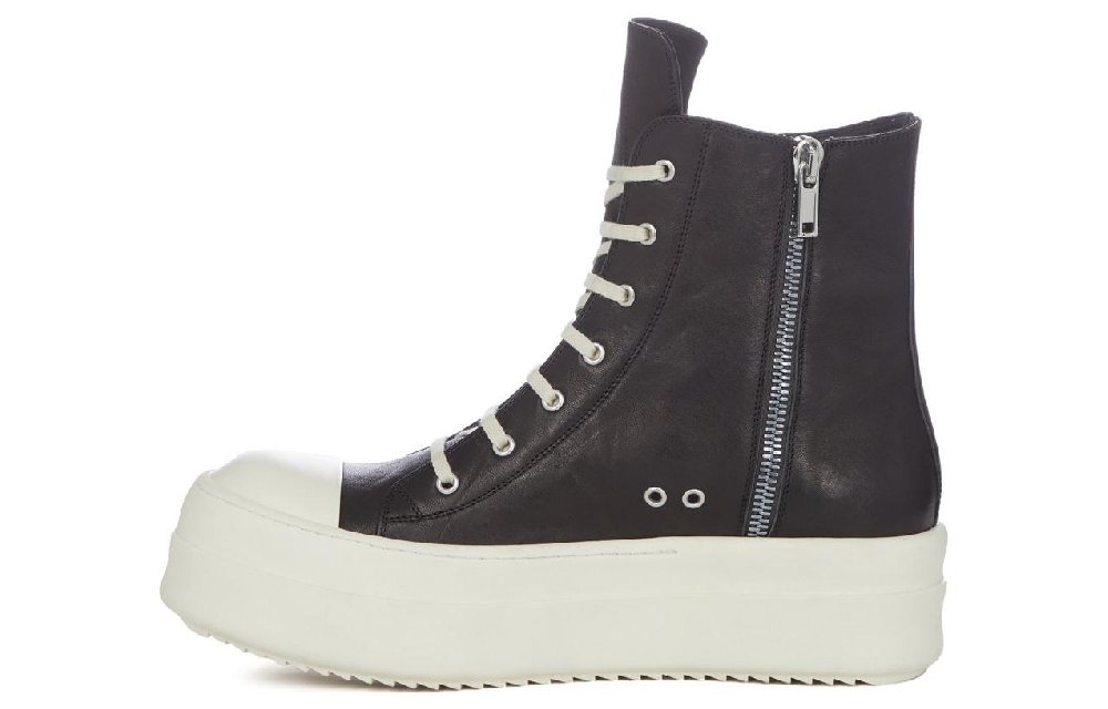 RICK OWENS Runway Mega Bumper High Black Milk Women's