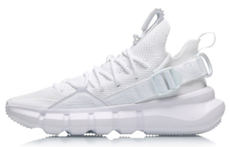 LiNing Essence 2 Vintage Basketball Shoes Women's Mid-Top Pure White