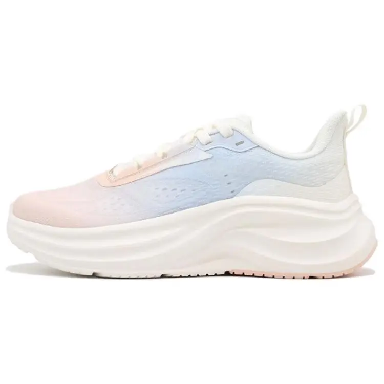 361° Cushioning Slip Resistant Low Top Casual Running Shoes Women's Pink Blue