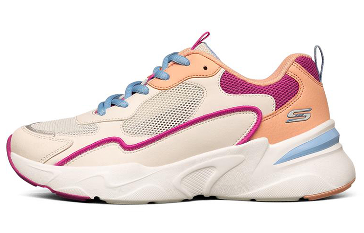 Skechers BOBS BAMINA Low Top Running Shoes Women's Beige Pink White