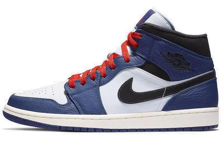 JORDAN 1 Mid Deep Royal Blue Black