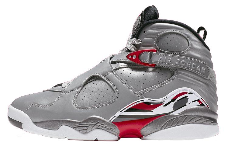 Jordan Air JORDAN 8 Винтажные баскетбольные кроссовки Высокие Мужские