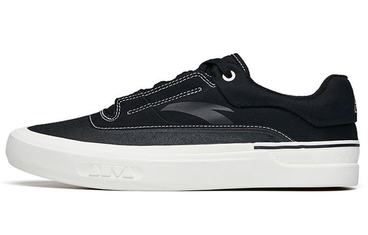 Anta Ao Li Non slip Lightweight Low top Skateboard Shoes Men's Black